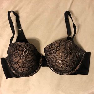 Ambrielle black and nude bra 40C